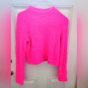 Anthropologie pink sweater